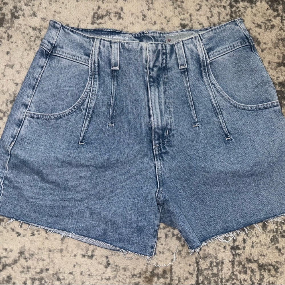 AG Darted Denim Women's Shorts - Picture 3 of 9